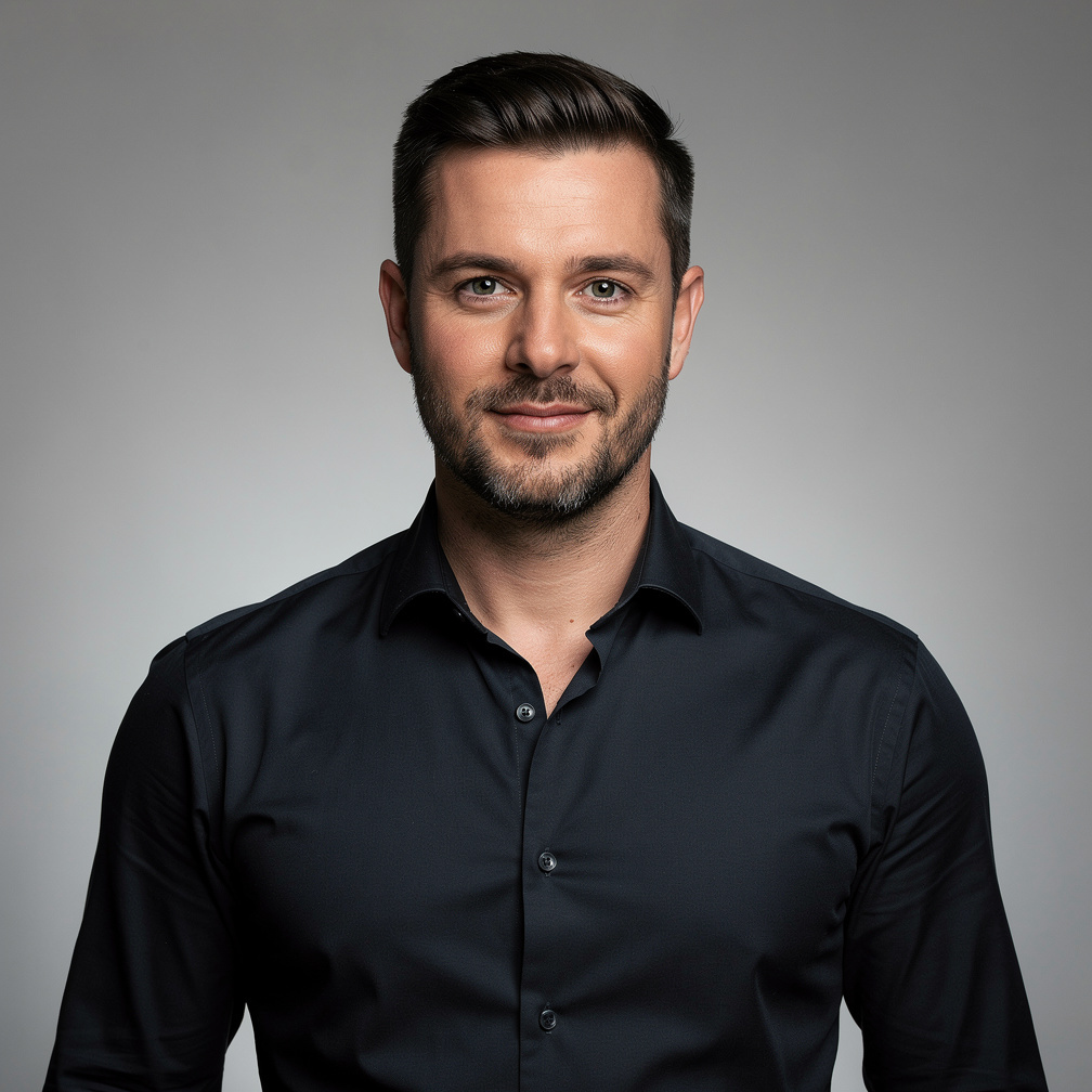 Portrait of a Belgian man camera coordinator